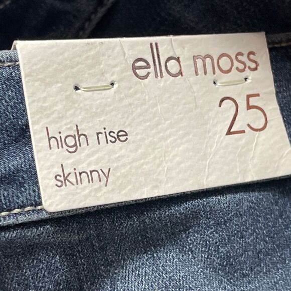 Ella Moss Piper High Rise Skinny Crop Jeans NWT Sz 25 - Picture 9 of 15